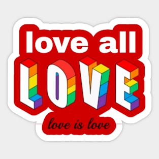 pride month love Sticker